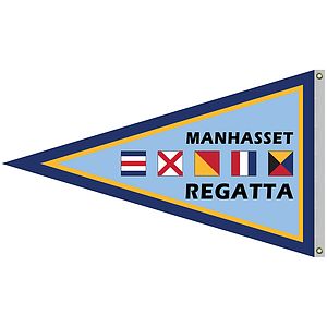 Double Sided Knitted Polyester Pennant Boat Flag (36"x60")