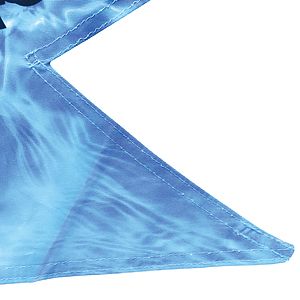 Single Reverse Knitted Polyester Swallowtail Boat Flag (16"x24")