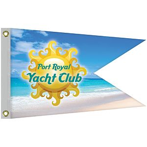Double Sided Knitted Polyester Swallowtail Boat Flag (24"x36")
