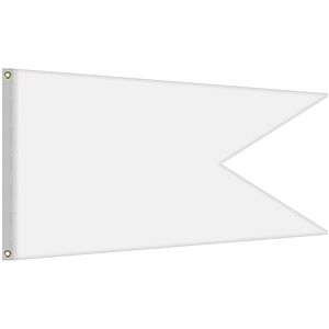 Single Reverse Knitted Polyester Swallowtail Boat Flag (36"x60")