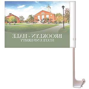 7.5" x 10.5" Stationary Use Single Reverse Car Flag