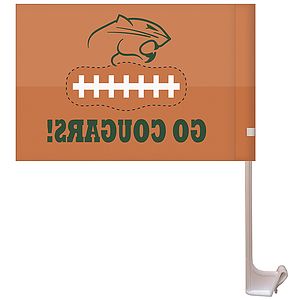 7.5" x 10.5" Stationary Use Single Reverse KP Car Flag