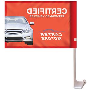 48 - Hour 7.5" x 10.5" Stationary Use Single Reverse KP Car Flag