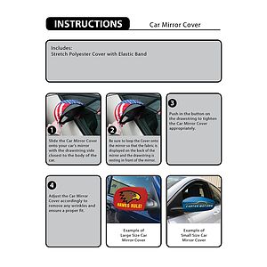 Car Mirror Covers for Small Vehicles