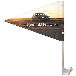 7.5" x 10.5" Stationary Use Single Reverse KP Car Pennant
