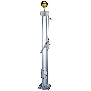 40' Vanguard Commercial Pole with Internal Halyard - Satin