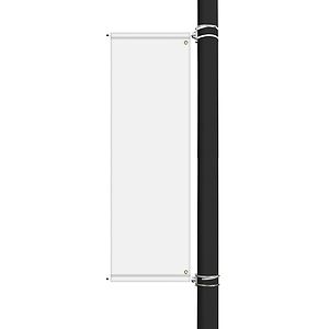 72" x 22" Custom Sunbrella™ Avenue Banner-2 Color Imprint