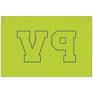 12" x 18" Appliqued Felt Banner