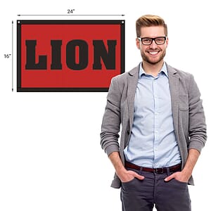 16" x 24" Appliqued Felt Banner
