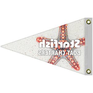 12" x 18" Single Reverse Knit Polyester Pennant