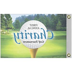 16" x 24" Standard Digitally Printed Single Reverse Knit Poly Flag