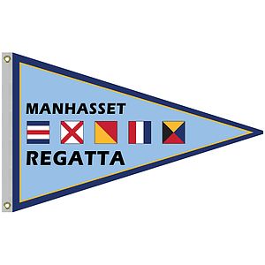 2.5' x 4' Single Reverse Knit Polyester Pennant