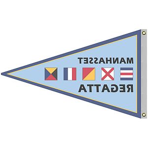 2.5' x 4' Single Reverse Knit Polyester Pennant