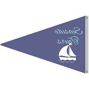 4' x 6' Single Reverse Knit Polyester Pennant