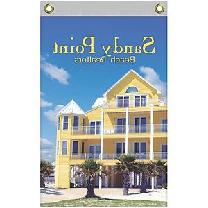 16" x 24" Standard Single Reverse Knitted Polyester Vertical Banners