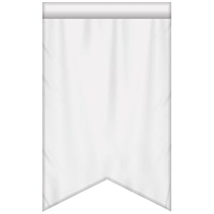 2' x 3' Championship Banner Single Sided Dove Tail Cut