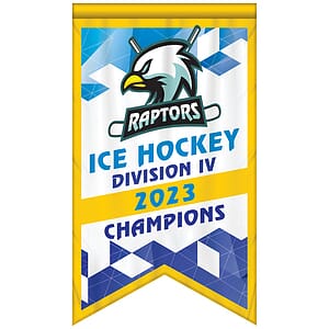3' x 5' Championship Banner Double Sided Dove Tail Cut