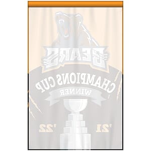 4' x 6' Championship Banner Single Sided Straight Cut