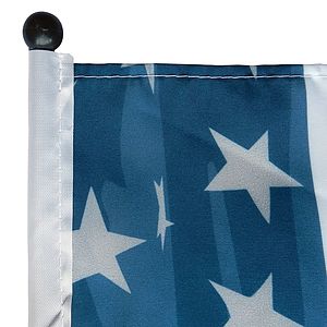 12"x 18" Single Reverse Polyester Stick Flags