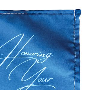 12"x 18" Single Reverse Polyester Stick Flags
