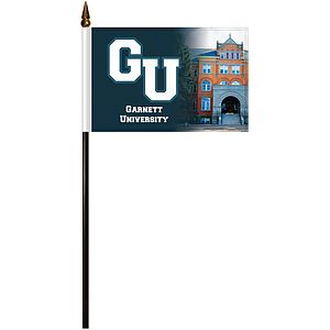 4" x 6" Stick Flag with Plastic Liner