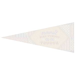 5" x 12" Custom Printed Soft Felt Pennant