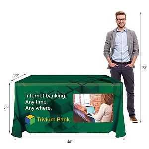 4' Recycled KP Throw Style Table Cover