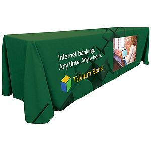 48 - Hour 8' Custom Throw Style Table Cover