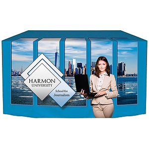 4' Customized Zipper Back Fitted Table Cover