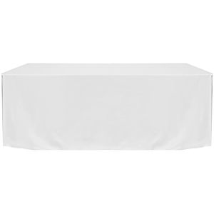 6' Customized Zipper Back Fitted Table Cover