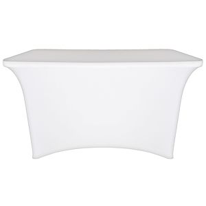 4' Customized Zipper Back Stretch Style Table Cover