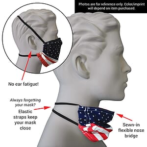 Black Microfiber Face Mask