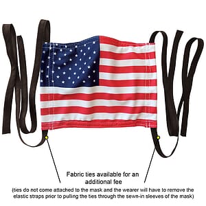 Flag Pattern Microfiber Face Cover