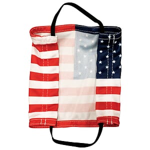 Flag Pattern Microfiber Face Cover