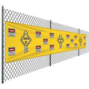 3' x 15' Custom Knitted Polyester Banner