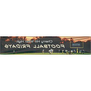 3' x 15' Custom Knitted Polyester Banner