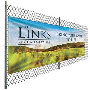 4' x 10' Custom Knitted Polyester Banner