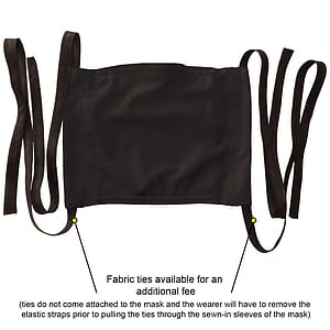 Black Microfiber Face Mask