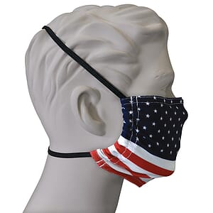 Flag Pattern Microfiber Face Mask