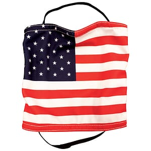 Flag Pattern Microfiber Face Mask
