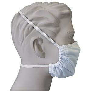 White Microfiber Face Mask