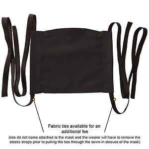Premium Black Fabric Face Mask