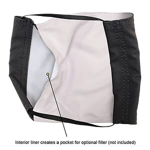 Premium Black Fabric Face Mask