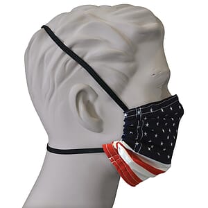 Premium Black Fabric Face Mask