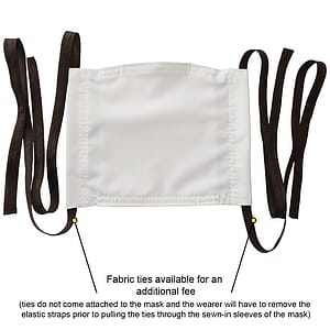 Premium White Fabric Face Mask