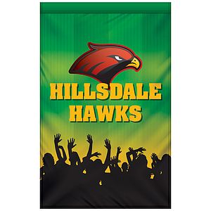 12" x 18" Custom Double Sided Garden Banner