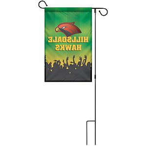 12" x 18" Custom Single Reverse Garden Banner with Hardware