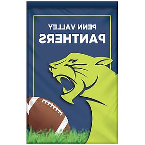 14" x 20" Custom Single Reverse Garden Banner