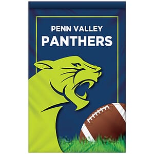 14" x 20" Custom Double Sided Garden Banner
