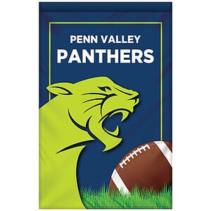 14" x 20" Custom Double Sided Garden Banner